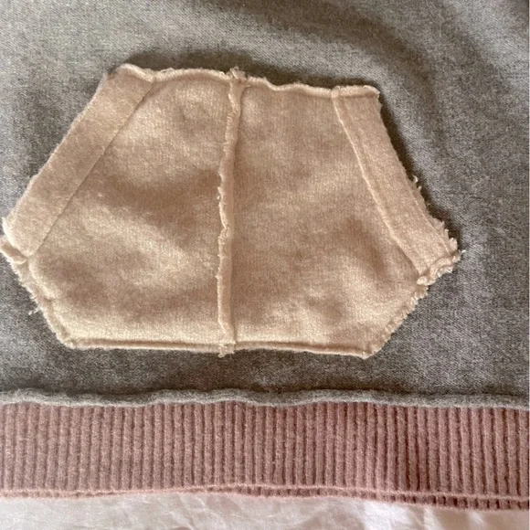 Vintage Havana Boxy Hoodie in Charcoal/Mauve S - Picture 5 of 11